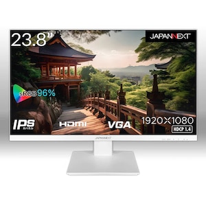JAPANNEXT�b�W���p���l�N�X�g�b�t���f�B�X�v���C(23.8�^/IPS/FullHD 1920�~1080/75Hz/5ms)(�z���C�g)�bJN-238i75F-W