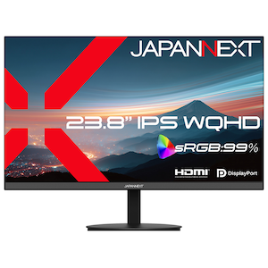 JAPANNEXT�b�W���p���l�N�X�g�b�t���f�B�X�v���C(23.8�^/IPS(FFS)/WQHD 2560�~1440/75Hz/7ms)(�u���b�N)�bJN-IPS238Q