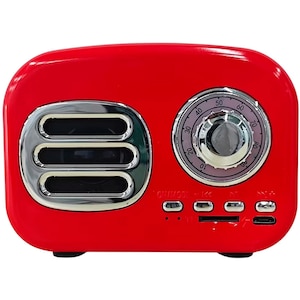 PASSON�bFM���W�I�EBluetooth�X�s�[�J�[�yFM��p�z�i���b�h�j�bFT-BT04-RD