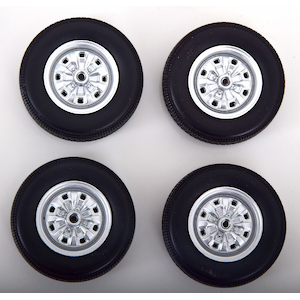 KK Scale�b1/18 �t�H�[�h �^�E�k�X 1971 Tire Set 2 with rims�yKKDCACC039�z�bKKDCACC039 ̫��� ��ǽ 1971 ��Ծ�� 2��