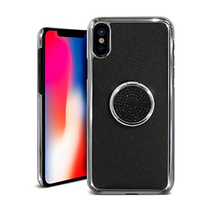 iPhone XS/X用 手帳型ケース Classic Clear Flip（ブラック） | ZENUS