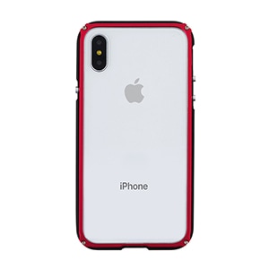 iPhone XS/X用 バンパー ALUMINUM BUMPER RAZOR FIT(レッド iPhone XS/X用 バンパー ALUMINUM BUMPER RAZOR FIT(レッド