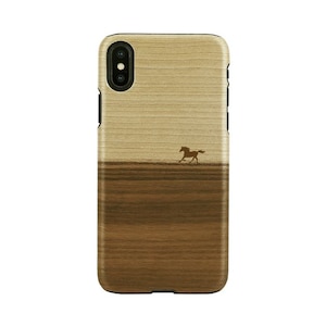 Man��Wood�biPhone XS/X�p �V�R�؃P�[�X�iMustang�j�bI13863I58