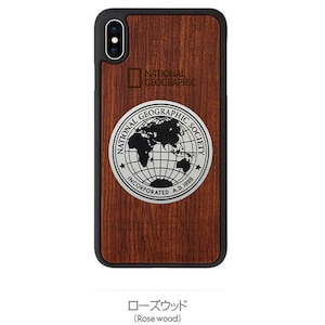 National Geographic�biPhone XS Max�p Metal-Deco Wood Case�i���[�Y�E�b�h�j�bNG14149I65