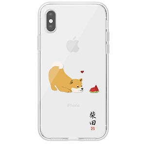 abbi�biPhone XS/X�p ABBI FRIENDS ���΂�����N���A�P�[�X�i�X�C�J�j�bABF14551I58