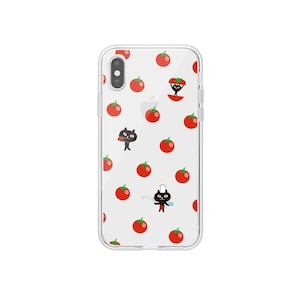 abbi�biPhone XS/X�p �l�R�}���W���E�N���A�P�[�X�i�g�}�g�j�bABF14558I58