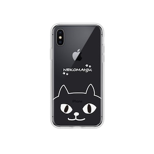 abbi�biPhone XS/X�p �l�R�}���W���E�N���A�P�[�X�i�C�^�Y���l�R���C���j�bABF14561I58
