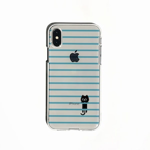 Dparks�biPhone XS/X�p �\�t�g�N���A�P�[�X �{�[�_�[�l�R�i�u���[�j�bDS14782I58