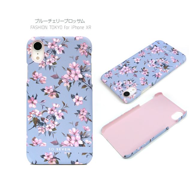 iPhone XR用 FASHION TOKYO（ブルーチェリーブロッサム） | SO