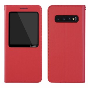 Skin Player�bGalaxy S10+�iSC-04L/SCV42�j�p Trenther view �蒠�^�P�[�X�i���b�h�j�bSKP16366S10P
