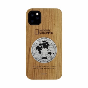 National Geographic�biPhone 11 Pro Max�p Metal-Deco Wood Case�i�`�F���[�E�b�h�j�bNG17196I65R
