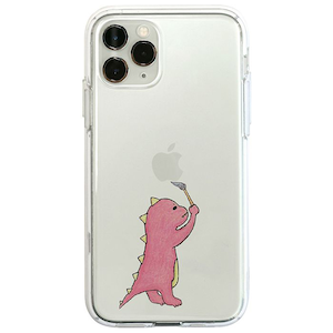 Dparks�biPhone 11 Pro�p �\�t�g�N���A�P�[�X ���G�����U�E���X�i�s���N�j�bDS17235I58R