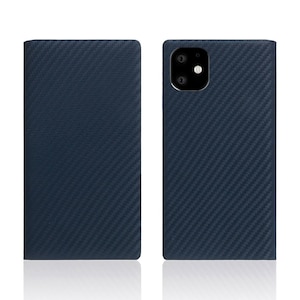 SLG Design�biPhone 11�p �蒠�^�P�[�X carbon leather case�i�l�C�r�[�j�bSD17900I61R