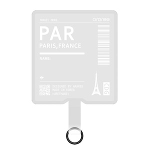 araree�b�X�g���b�v�p �^�O �z���_�[ PARIS(�N���A)�bAR19141