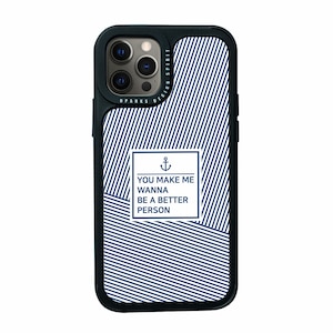 Dparks�biPhone 12/12 Pro�p BLACK COVER STRIPE�i�u���[�j�bDS19818I12P