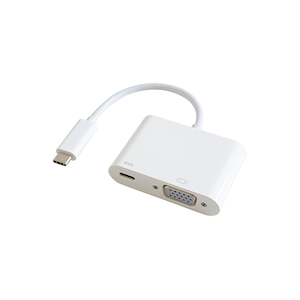 GOPPA�i�S�b�p�j�bUSB Power Delivery�Ή� Type-C�ڑ� VGA�i�~�jD-sub15pin�j�f���o��/�[�d�A�_�v�^�[�i�z���C�g�j�bGP-CV15H/W