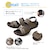 RegettaCanoe�b���f�B�[�X �o�C�J���[���[�q�[���T���_���i�V�����p���S�[���h�E�T�C�Y�FM(23.0�]23.5cm)�j�bCJFW3516A-SGD-M