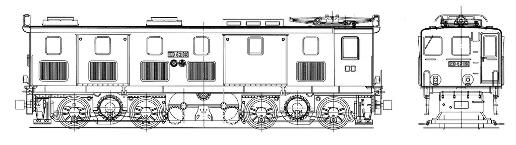HO) 16番 鉄道省 ED42 電気機関車 19~22号機 組立キット HO) 16番 鉄道省 ED42 電気機関車 19~22号機 組立キット