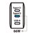 TERRA�bGaN�i�����K���E���j�̗p ���^���y�� ��������AC�A�_�v�^�[ PD�Ή�66W (TYPE-C�~2�|�[�g+USB-A�~1�|�[�g) �ő�3�䓯���ɏ[�d�\�i�I�[�����z���C�g�j�bAPD66-C2A1G/AWH