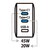 TERRA�bGaN�i�����K���E���j�̗p ���^���y�� ��������AC�A�_�v�^�[ PD�Ή�66W (TYPE-C�~2�|�[�g+USB-A�~1�|�[�g) �ő�3�䓯���ɏ[�d�\�i�I�[�����z���C�g�j�bAPD66-C2A1G/AWH