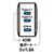 TERRA�bGaN�i�����K���E���j�̗p ���^���y�� ��������AC�A�_�v�^�[ PD�Ή�66W (TYPE-C�~2�|�[�g+USB-A�~1�|�[�g) �ő�3�䓯���ɏ[�d�\�i�I�[�����z���C�g�j�bAPD66-C2A1G/AWH