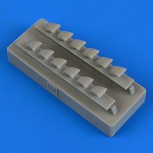 【再生産】1/48 Bf109G 排気管(エデュアルド用)【QIC48734】