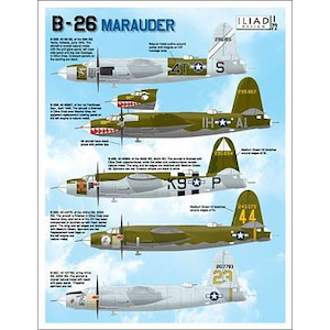�C���A�h�f�U�C���b�y�Đ��Y�z1/72 �}�[�`��B-26 �J���[�t���}���[�_�[(5��/3�@�����Ѓ}�[�N�t��)�yILD72005�z�bILD72005 ϰ��B-26 �װ���۰�ް