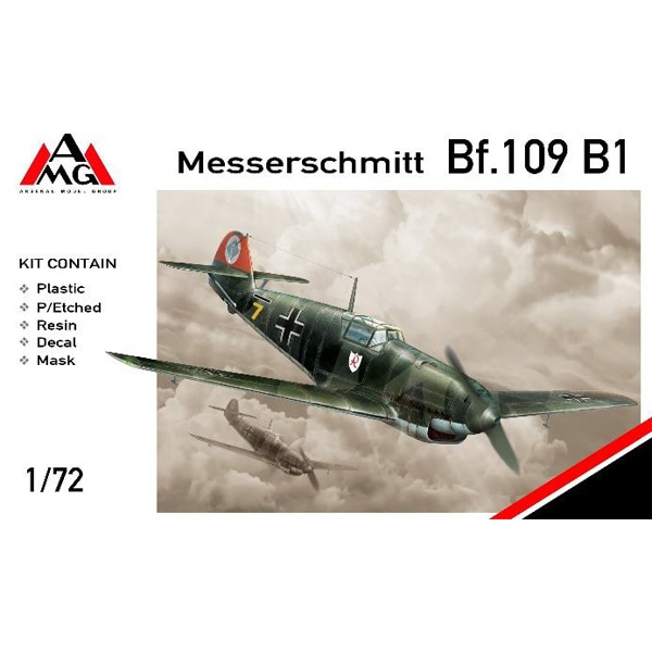 1/72 メッサーシュミット Bf109B-1 「ルフトバッフェ」【ASE72403