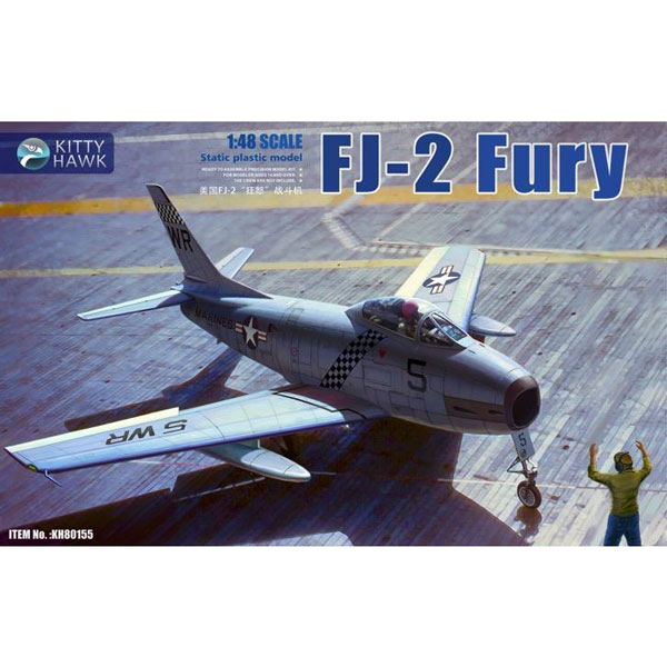 1/48 FJ-2 フューリー w/フィギュア2体【KITKH80155】 | Joshin web