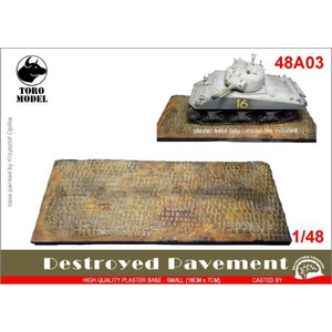 �g�����f���b1/48 �j�󂳂ꂽ�ܑ��H (���^�x�[�X) 18cm�~7cm�yTRM48A03�z�bTRM48A03 ʶ����ο��