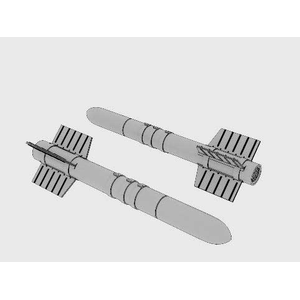 1/72 米軍 ｢タイニー・ティム｣ロケット弾(レジン製)【HAUBRL72243】