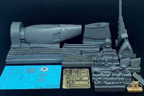 プラモデル　1/32 MQ-8B ファイアスカウト 無人ヘリコプター レジンキャストキット [HAUBRL32042] 1/32 MQ-8B ファイアスカウト 無人ヘリコプター (レジンキット