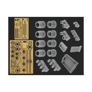 1/2274 ヴェネター級銀河帝国宇宙戦艦用エンジン＆外装 (R社用)【HAUGS9520-2274】