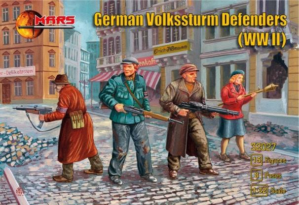 1/32 WW.II ドイツ国民突撃隊(15体/8ポーズ)【MFG32027