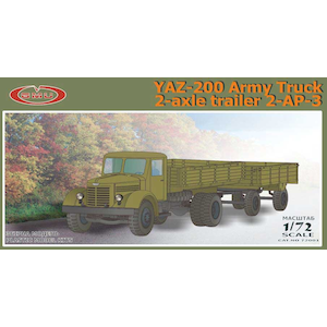 1/72 YAZ-200 ソ連 7トントラックw/2-AP-3 2軸トレーラー【GMU72001】