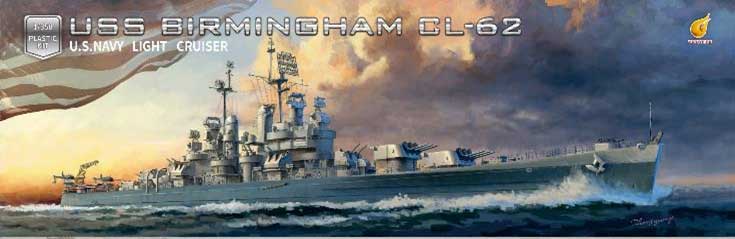 1/350 米海軍 軽巡洋艦 USS バーミングハム (CL-62)【VFM350921