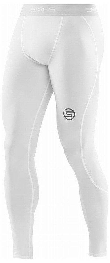 スキンズ　着圧 インナー ロングタイツ メンズ ホワイト S 18171110 SKINS スキンズ SERIES-1 コンプレッション インナーロング