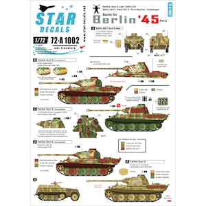 STAR DECALS�b1/72 �x�������̐킢 45 #2 �m���g�����g�t�c�ƃp���^�[�y72-A1002�z�bMS 72-A1002 ���������� 45 #2