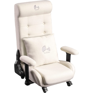 �o�E�q���b�e�b�Q�[�~���O�\�t�@���֎q2�@�t�@�u���b�N�^�C�v�i�z���C�g�j�bGX-370-WH