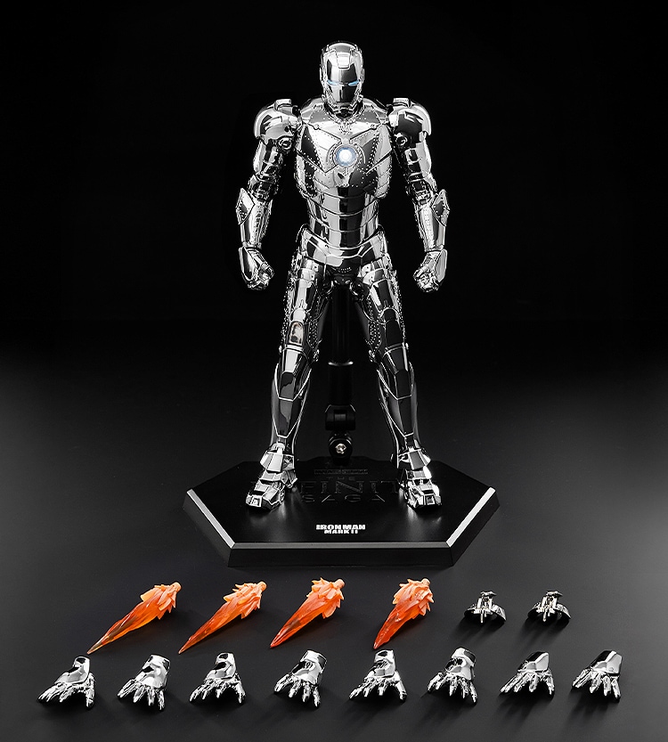 1/12 DLX Iron Man Mark 2 (Chrome Edition)（DLX アイアンマン