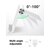 UGREEN�b���[�O���[���b�X�}�z�X�^���h �܂肽���ݎ� �p�x�����\�i�z���C�g�j�b30285