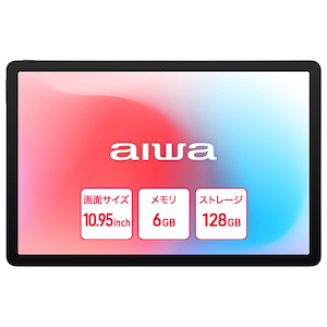 aiwa�b�A�C���b10.95�^ Android�^�u���b�g aiwa tab AS11L-2 �iAndroid 15/ ������ 6GB/ �X�g���[�W 128GB/ SIM�t���[�j�|�u���b�N�bJA5-TBA1102