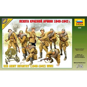 1/35 ソビエト歩兵セット(1940-42)【ZV3526】