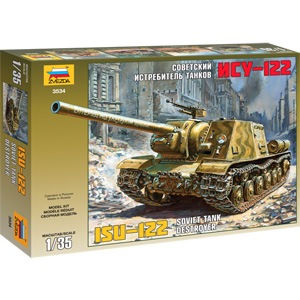 (未使用･未開封品)　ズベズダ 1/35 ISU-122 ソビエト自走砲 プラモデル v1yptgt 1/35 ISU-122 ソビエト自走砲【ZV3534】 | ズベズダ | ZV3534