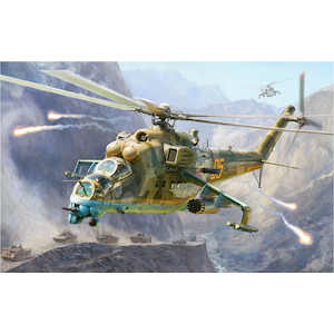 1/48 MIL-Mi 24 V/VP ソビエト戦闘ヘリコプター【ZV4823】