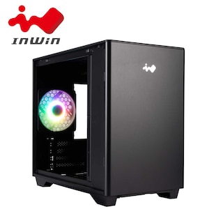 IN WIN�b�C���E�B���bMicroATX�Ή� �~�j�^���[PC�P�[�X(�u���b�N)�bIW-CS-A3BLK-1AM120S