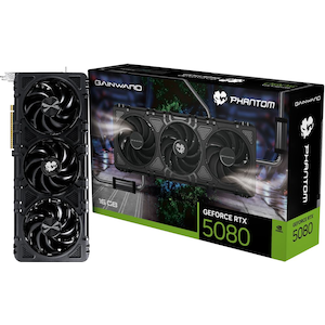 GAINWARD｜ゲインワード｜GAINWARD RTX5080 PHANTOM 16GB GDDR7 256bit 3-DP HDMI / PCI Express 5.0 グラフィックスボード（ブラック）｜NE75080019T2-GB2030P