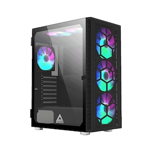 MONTECH｜モンテック｜X3 GLASSシリーズ ATXマザーボード対応 ガラスパネル(左サイド)採用 PCケース (ブラック)｜X3 GLASS (B)
