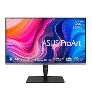 ASUS�b�G�C�X�[�X�b�N���G�C�^�[�t���f�B�X�v���C(32�^/IPS/4K UHD 3840x2160/120Hz/5ms)(�u���b�N)�bPA32UCG