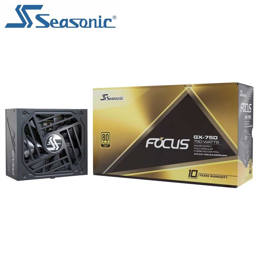 Focus GX-750 ATX 3.1対応 電源ユニット（ブラック） | SEASONIC｜シー
